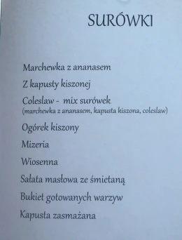 Menu - zdjęcie 2