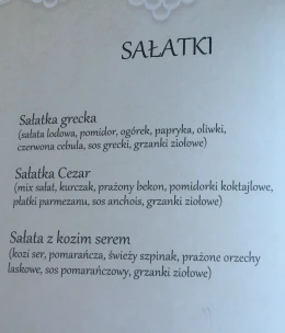 Menu - zdjęcie 1