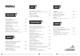 Menu - zdjęcie 1